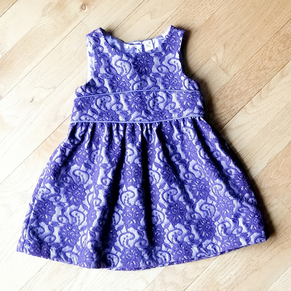 Cherokee Purple Lace Dress 2T